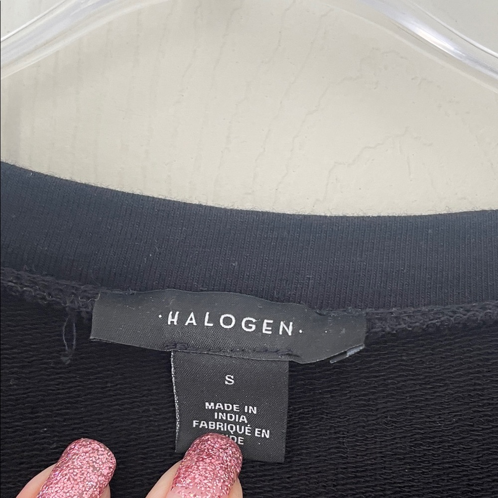 Halogen Black Long Sleeve Top - Picture 3 of 7